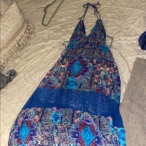 Design Lab maxi print dress